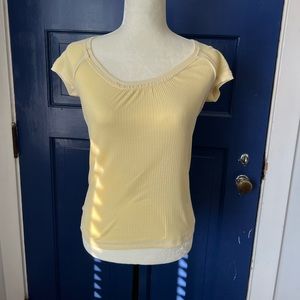 Yellow A&F Shirt